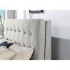 Leomin King Upholstered Platform Bed (CM7241GY-EK-BED) image 3