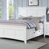Castile California King Panel Bed with Storage (CM7413WH-CK-BED) image 1