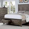 Durango Queen Panel Bed with Storage (CM7461GY-Q-BED) image 1