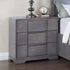Regulus 3-Drawer Nightstand (CM7475GY-N) image 1