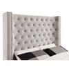 Mirabelle Queen Upholstered Platform Bed (CM7679IV-Q-VN) image 3