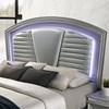 Maddie California King Upholstered Panel Bed with Storage (CM7899SV-CK-BED) image 4