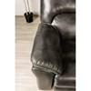 Fauteuil inclinable coulissant Josias en simili cuir (CM9908DG-CH) image 5