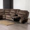 Jerominus Reclining Fabric Sectional (CM9912DB-SECT) image 1
