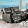 Phineas Power Reclining Loveseat with Console (CM9921GY-LV-PM) image 1