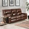 Soterios Power Reclining Leather Match Sofa (CM9924MB-SF-PM) image 1
