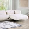 Paderborn Fabric Sectional (FM63002WH-SECT-R) image 1