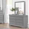 Louis Philippe 6-Drawer Dresser (FM7866GY-D) image 1
