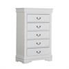 Louis Philippe Queen Sleigh Bed (FM7866WH-Q-BED) image 5