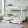 Emilee FM-BK003WH Twin/Full Bunk Bed image 1