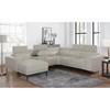 Brekstad Leatherette Ottoman (FOA6476LG-OT) image 2