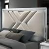 Emmeline Queen Upholstered Panel Bed with Storage (FOA7147WH-Q-BED) image 5
