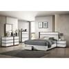 Birsfelden California King Panel Bed with Storage (FOA7225WH-DR-CK-BED) image 2