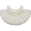 Arc Stationary Leather Look Sofa (101Cream-S4G) image 3