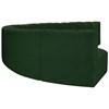Arc Stationary Fabric Sofa (102Green-S8B) image 6
