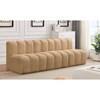 Arc Stationary Fabric Sofa (103Camel-S3F) image 2