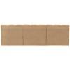 Arc Stationary Fabric Sofa (103Camel-S3F) image 3