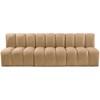 Arc Stationary Fabric Sofa (103Camel-S3F) image 6