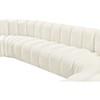 Arc Stationary Fabric Sofa (103Cream-S10A) image 13