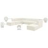 Arc Stationary Fabric Sofa (103Cream-S10A) image 17