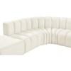 Arc Stationary Fabric Sofa (103Cream-S10A) image 7