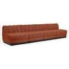 Quinn Stationary Fabric Sofa (124Cognac-S128) image 10
