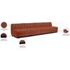 Quinn Stationary Fabric Sofa (124Cognac-S128) image 11