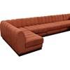 Quinn Fabric 6 pc Sectional (124Cognac-Sec6B) image 16
