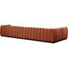 Quinn Fabric 6 pc Sectional (124Cognac-Sec6B) image 6
