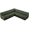 Quinn Fabric 5 pc Sectional (124Green-Sec5B) image 5