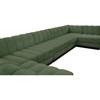 Quinn Fabric 9 pc Sectional (124Green-Sec9A) image 14