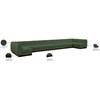 Quinn Fabric 9 pc Sectional (124Green-Sec9A) image 18