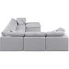 Indulge Fabric 7 pc Sectional (141Grey-Sec7A) image 5