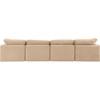 Indulge Stationary Fabric Sofa (147Beige-S140) image 3
