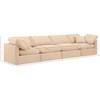 Indulge Stationary Fabric Sofa (147Beige-S140) image 8