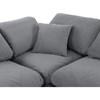 Indulge Fabric 5 pc Sectional (147Grey-Sec5B) image 6