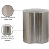 Dimple End Table (99081Silver-ET16) image 5