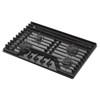 30-inch Built-in Gas Cooktop with EZ-2-Lift™ Hinged Cast-Iron Grates (WCGK5030PV) image 3