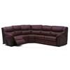 Regent Power Reclining Leather 4 pc Sectional (41094-67/41094-10/41094-09/41094-27-CARNIVAL-CLARET) image 1