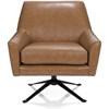 Swivel Leather Accent Chair (3097-59 Swivel Chair) image 2