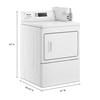 7.4 cu. ft. Electric Front Loading Commercial Dryer with Factory-Installed Coin Drop and Coin Box (CEM2779JQ) image 4