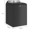 5.5 cu. ft. Top Loading Washer with Pet Pro System TL (MVW6500MBKBF) image 5