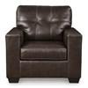 Santorine Stationary Leather Match Chair (2170620C) image 2