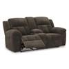 Frohn Reclining Fabric Loveseat with Console (3740794C) image 2