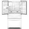 36-inch French 4-Door Refrigerator with external water and ice dispenser (WRMF3636RW) image 1