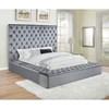 Elegante Queen Upholstered Platform Bed with Storage (154131) image 1