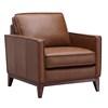 Weston Stationary Leather Match Chair (1669-6803-011015S) image 1