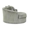 Fauteuil d'appoint pivotant Lindyn en tissu (2110521C) image 3