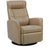 Fauteuil inclinable pivotant Namsen en cuir (Fauteuil pivotant et inclinable avec appuie-tête réglable Namsen 717-96S - Pebble) image 2