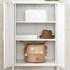 Crea 13079 Metal 2-Door Accent Cabinet - Pure White image 5